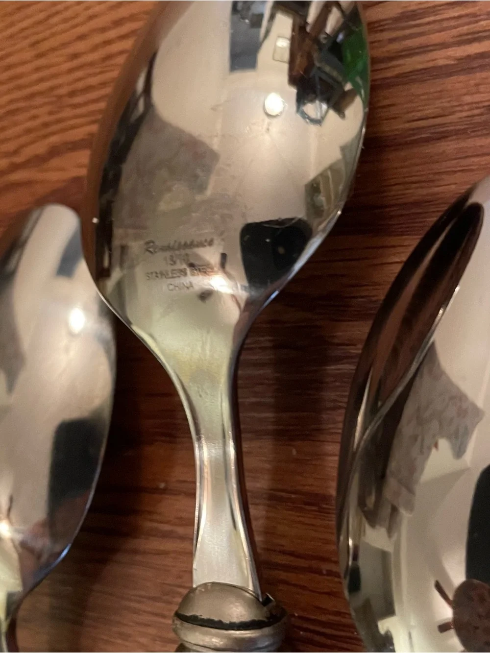 Home Essentials RENAISSANCE BONE Oval Place Soup Spoons Set of 5